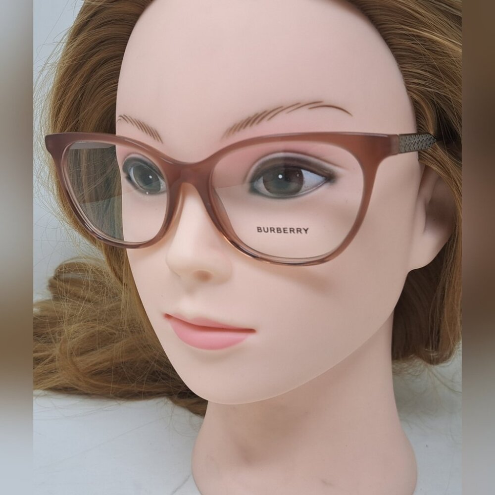 NWT Burberry Women's Charlotte Eye Glasses Frames Brown BE 2333 3173 53-16-140 - Picture 2 of 16